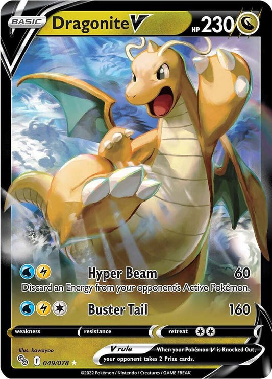 Pokemon Dragonite V 49/78 Pokémon GO