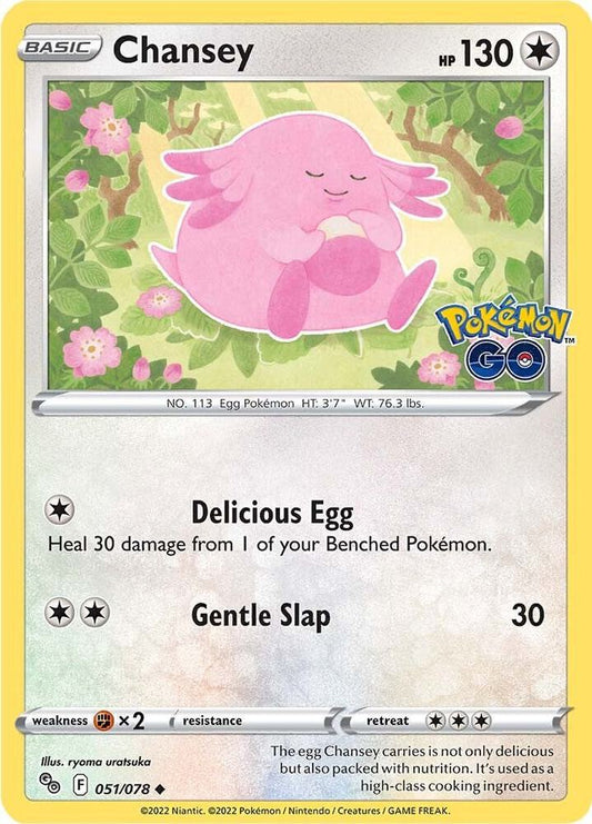 Pokemon Chansey 51/78 Pokémon GO