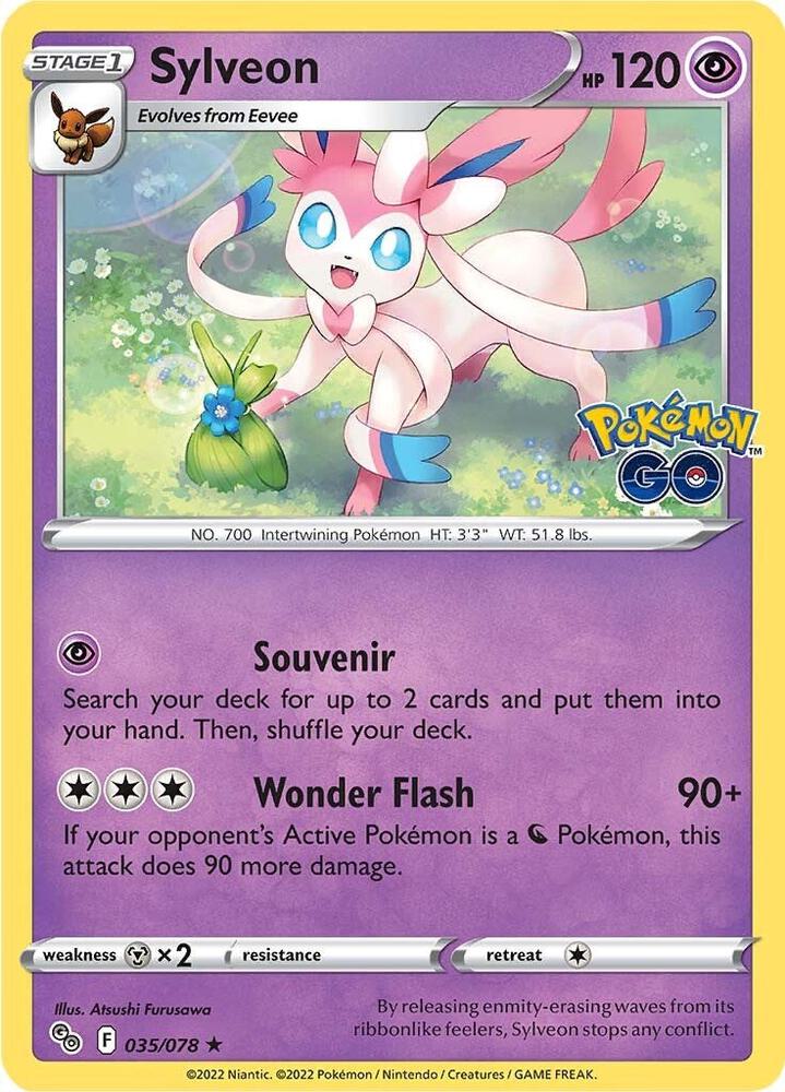 Pokemon Sylveon 35/78 Pokémon GO