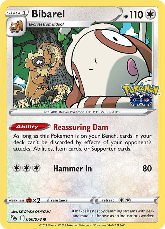 Pokemon Bibarel 60/78 Pokémon GO