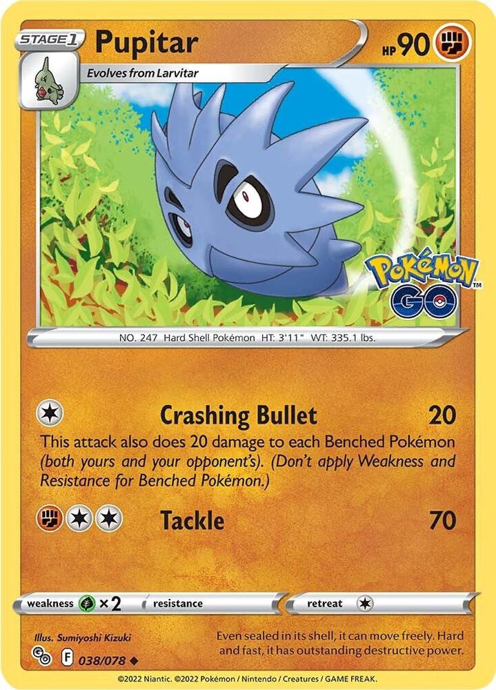 Pokemon Pupitar 38/78 Pokémon GO