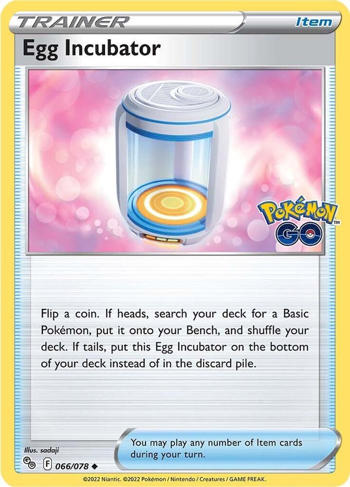 Pokemon Egg Incubator 66/78 Pokémon GO