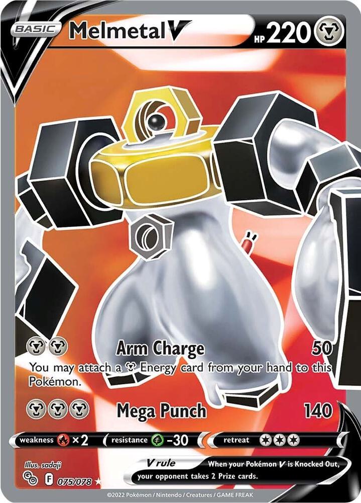 Pokemon Melmetal V 75/78 Pokémon GO
