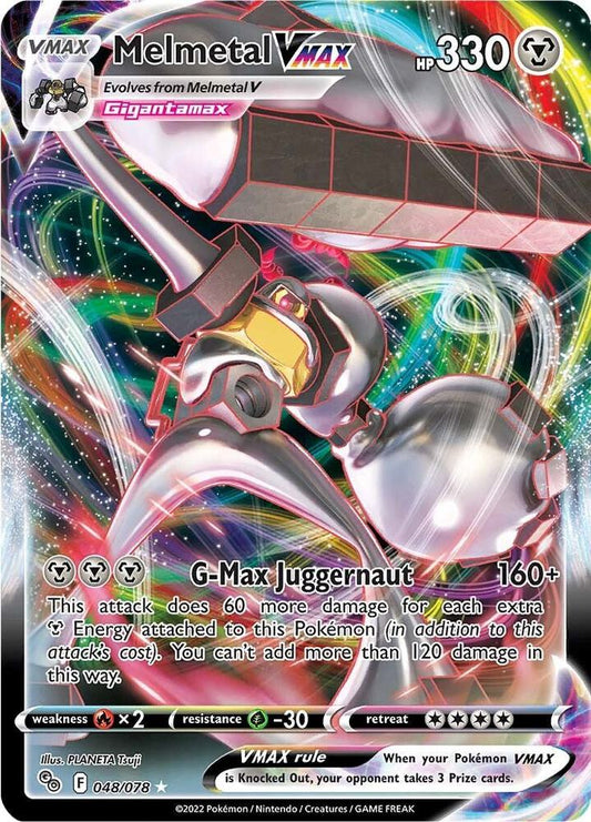 Pokemon Melmetal VMAX 48/78 Pokémon GO