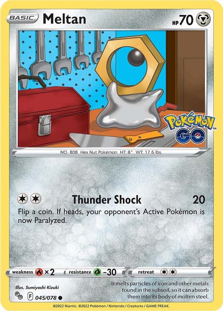 Pokemon Meltan 45/78 Pokémon GO