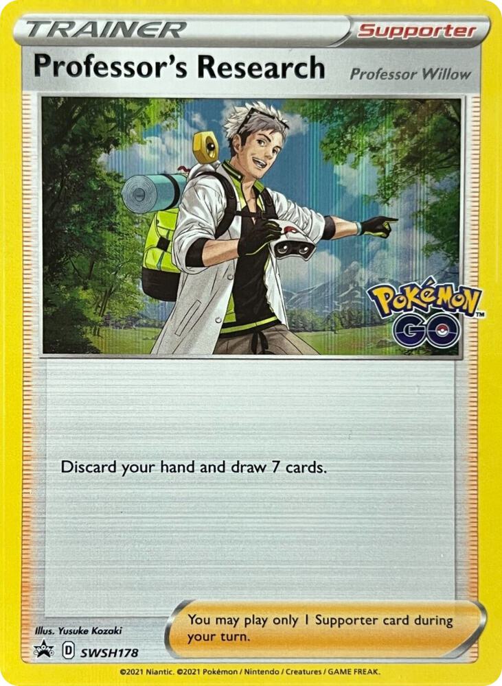 Pokemon Professor's Research SWSH178 SWSH Black Star Promos