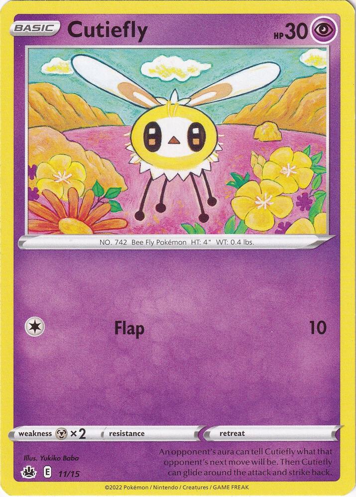 Pokemon Cutiefly 11/15 McDonald's Collection 2022