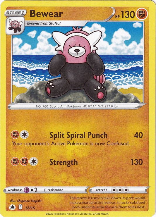 Pokemon Bewear 12/15 McDonald's Collection 2022