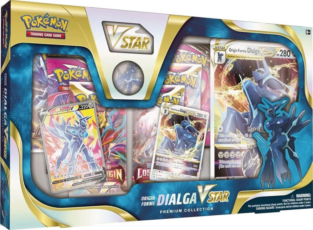 Pokemon Origin Forme Dialga VStar Premium Collection (6 Packs)
