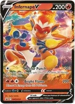 Pokemon Infernape V SWSH252 SWSH Black Star Promos
