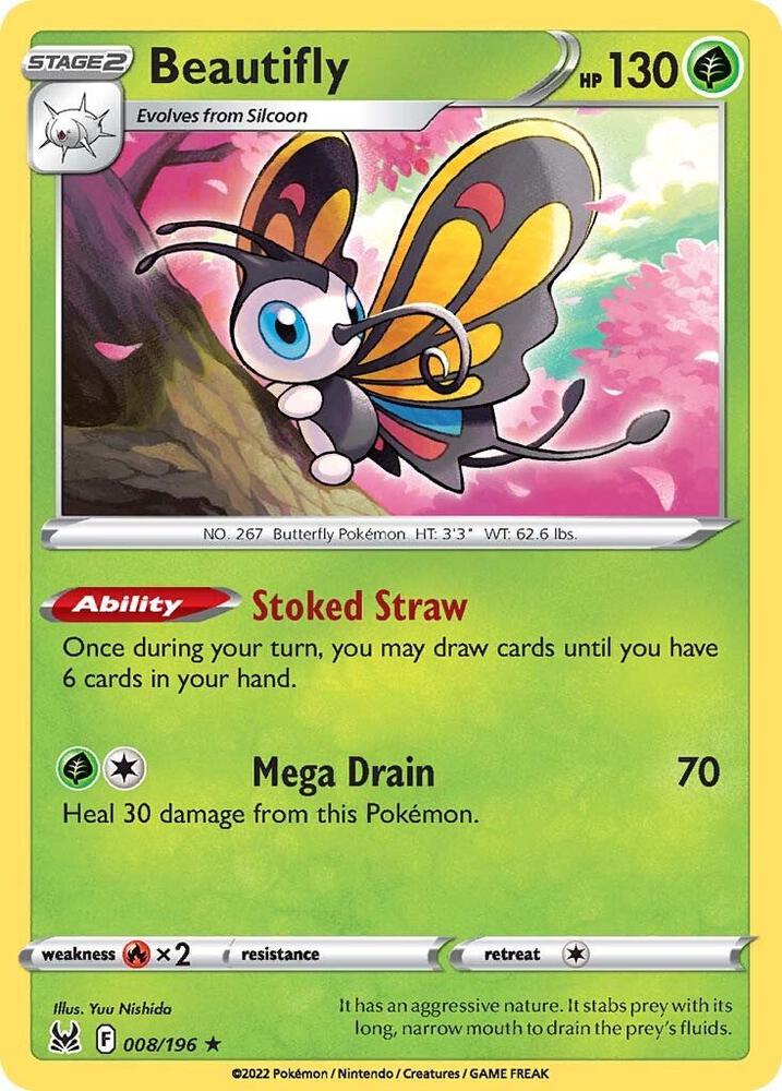 Pokemon Beautifly 8/196 Lost Origin
