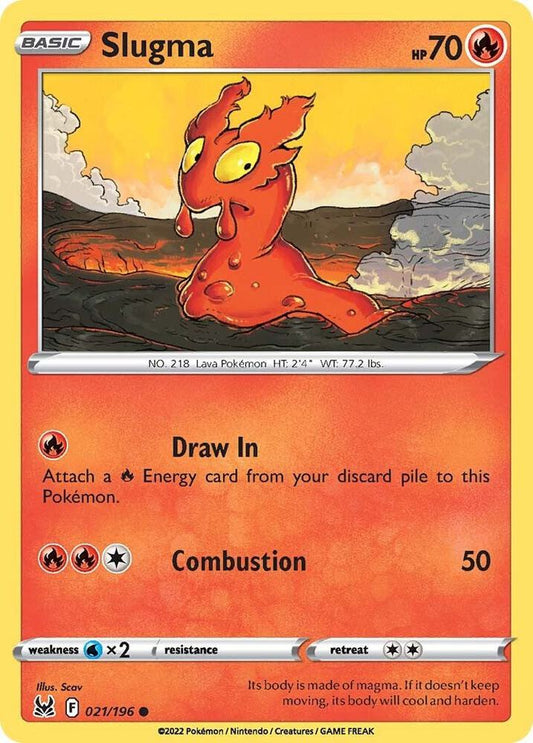 Pokemon Slugma 21/196 Lost Origin