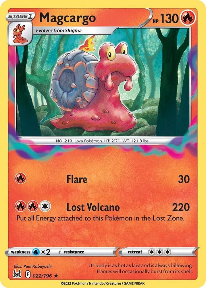 Pokemon Magcargo 22/196 Lost Origin