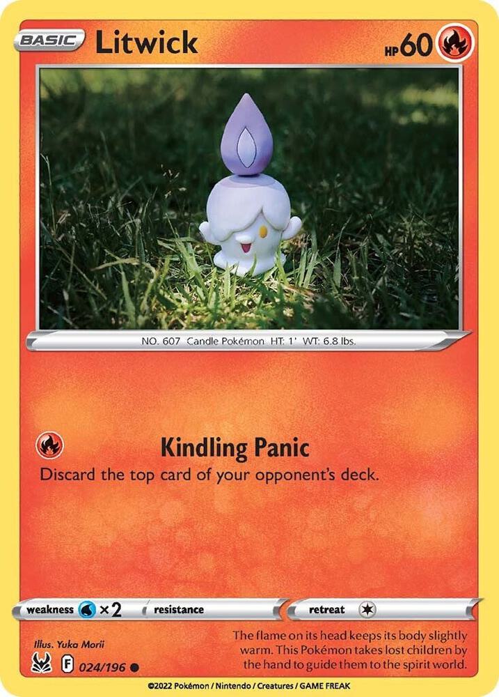 Pokemon Litwick 24/196 Lost Origin