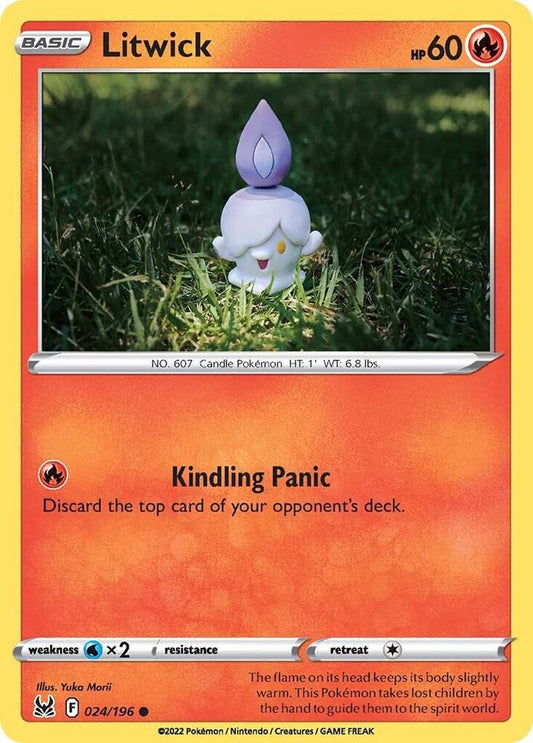 Pokemon Litwick 24/196 Lost Origin