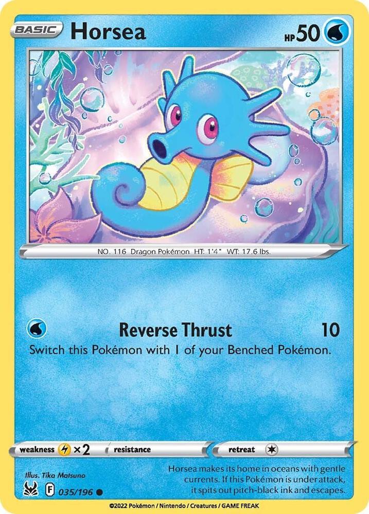Pokemon Horsea 35/196 Lost Origin