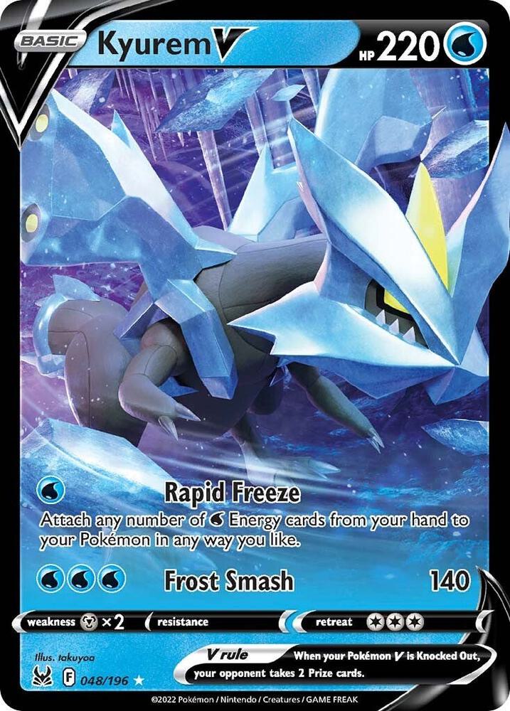Pokemon Kyurem V 48/196 Lost Origin