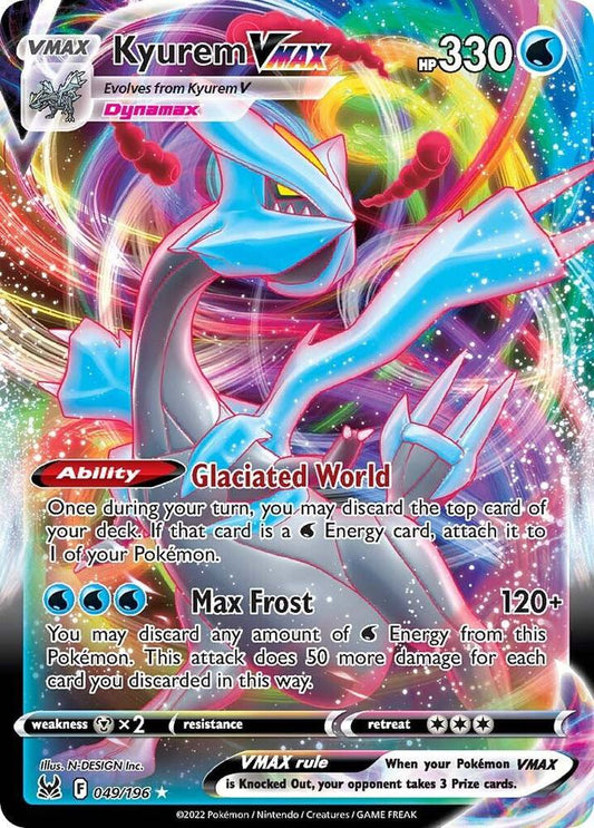Pokemon Kyurem VMAX 49/196 Lost Origin