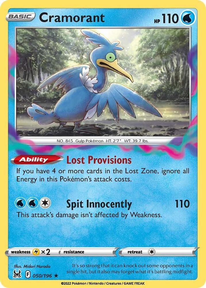 Pokemon Cramorant 50/196 Lost Origin