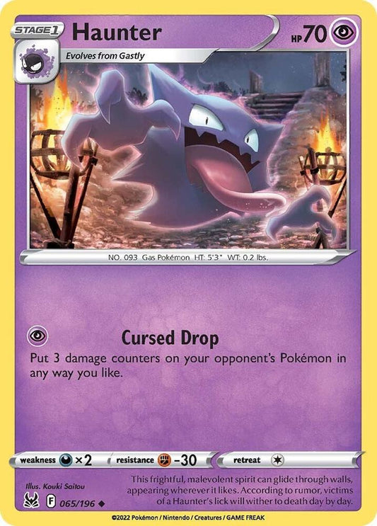 Pokemon Haunter 65/196 Lost Origin