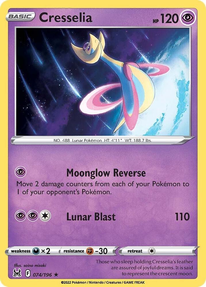 Pokemon Cresselia 74/196 Lost Origin