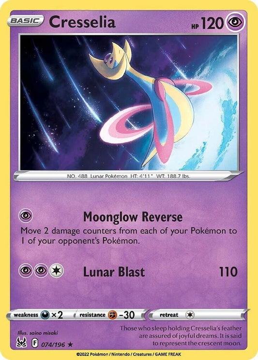 Pokemon Cresselia 74/196 Lost Origin