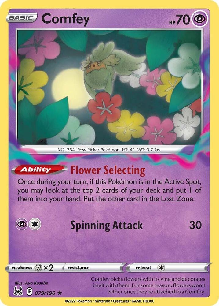 Pokemon Comfey 79/196 Lost Origin