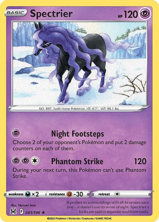 Pokemon Spectrier 81/196 Lost Origin