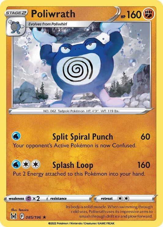 Pokemon Poliwrath 85/196 Lost Origin