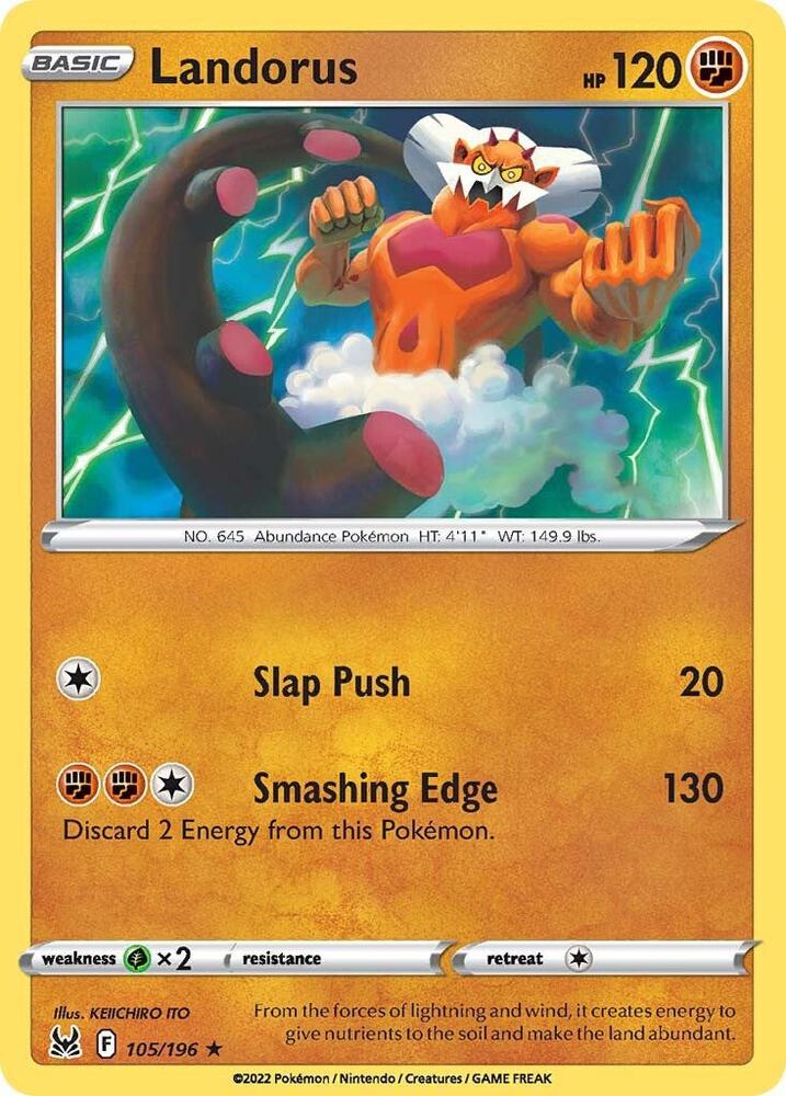 Pokemon Landorus 105/196 Lost Origin