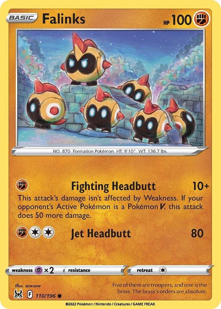 Pokemon Falinks 110/196 Lost Origin