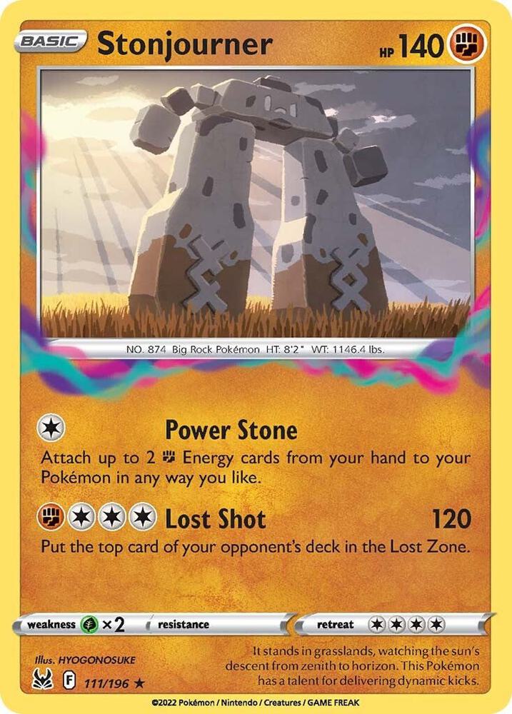Pokemon Stonjourner 111/196 Lost Origin
