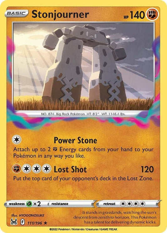 Pokemon Stonjourner 111/196 Lost Origin