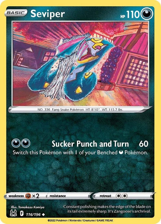 Pokemon Seviper 116/196 Lost Origin