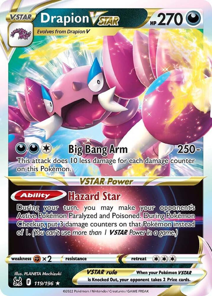 Pokemon Drapion VSTAR 119/196 Lost Origin