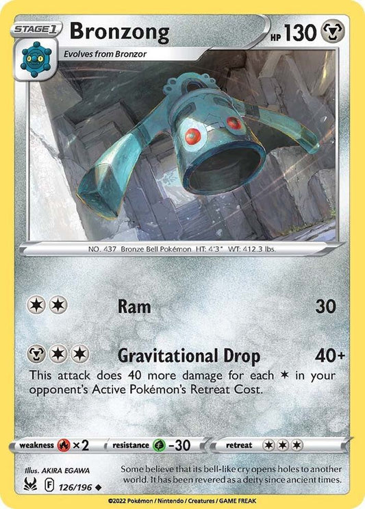 Pokemon Bronzong 126/196 Lost Origin