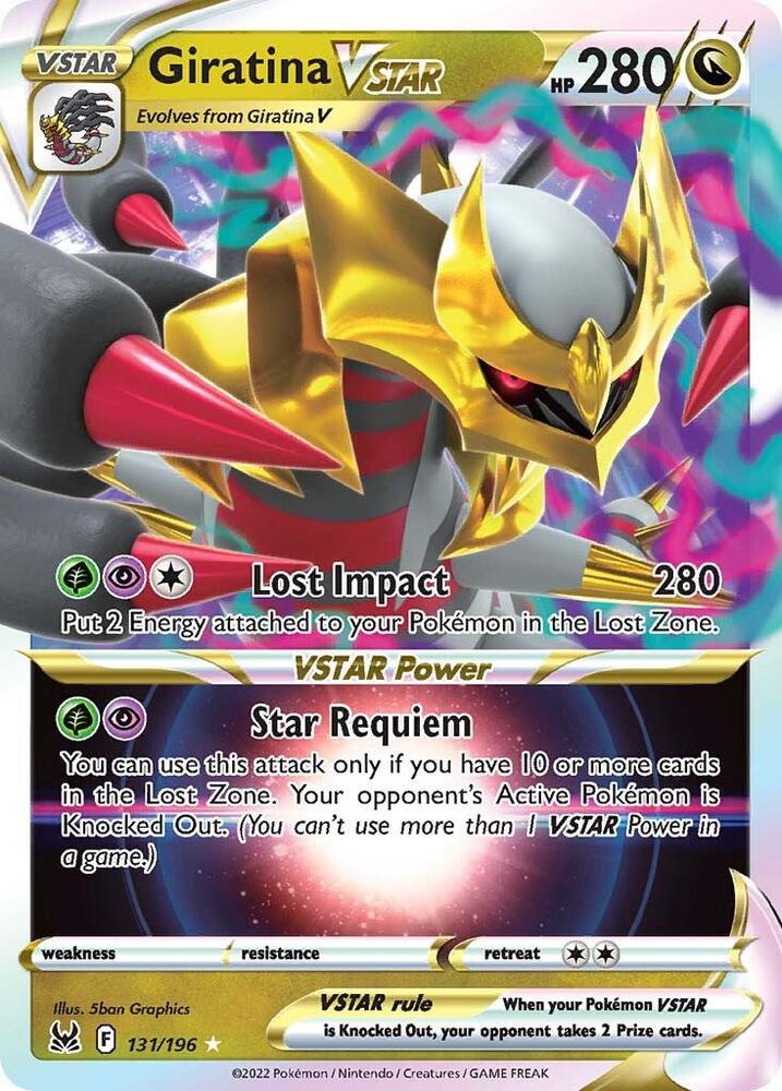 Pokemon Giratina VSTAR 131/196 Lost Origin