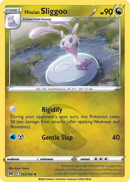 Pokemon Hisuian Sliggoo 133/196 Lost Origin