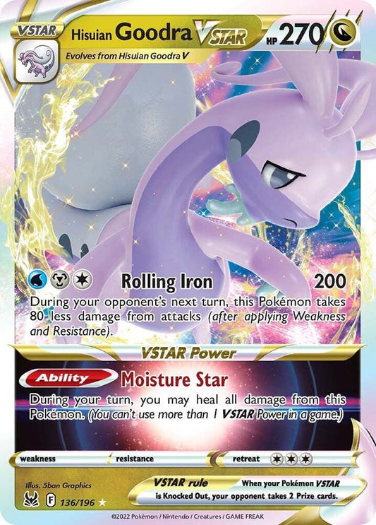 Pokemon Hisuian Goodra VSTAR 136/196 Lost Origin