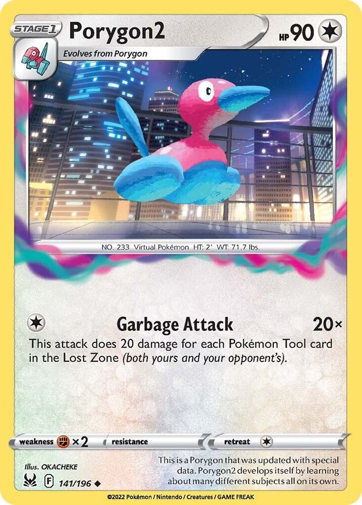 Pokemon Porygon2 141/196 Lost Origin