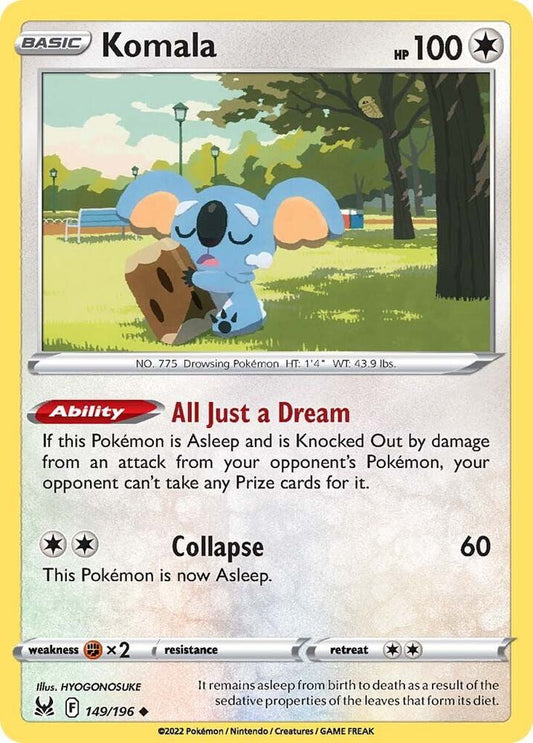 Pokemon Komala 149/196 Lost Origin