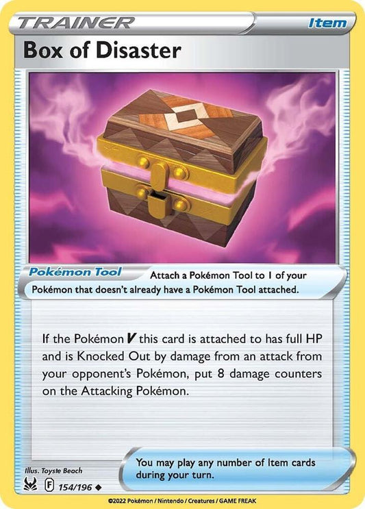 Pokemon Box of Disaster 154/196 Lost Origin