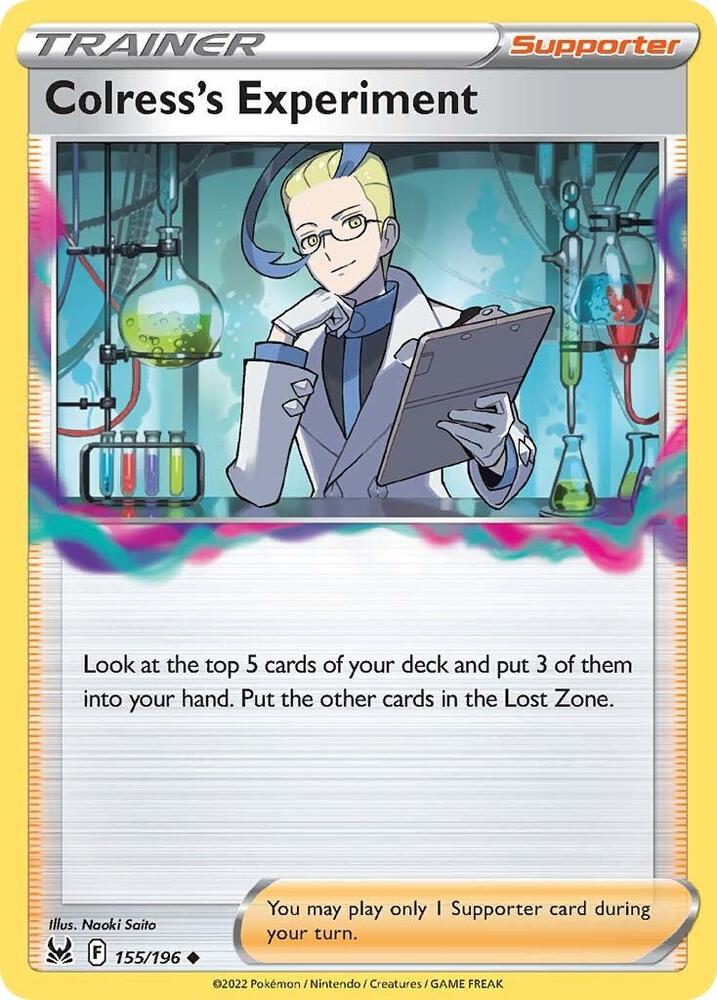 Pokemon Colress's Experiment 155/196 Lost Origin