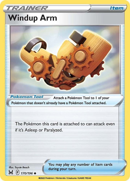 Pokemon Windup Arm 170/196 Lost Origin