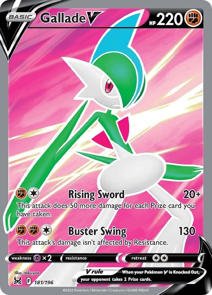 Pokemon Gallade V 181/196 Lost Origin