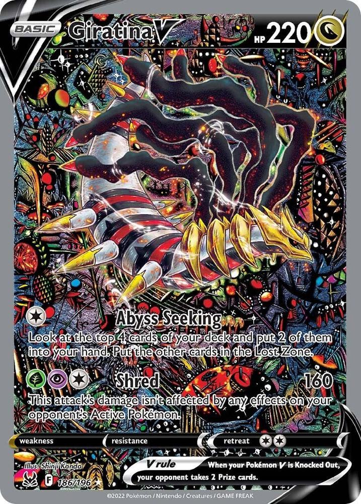Pokemon Giratina V 186/196 Lost Origin