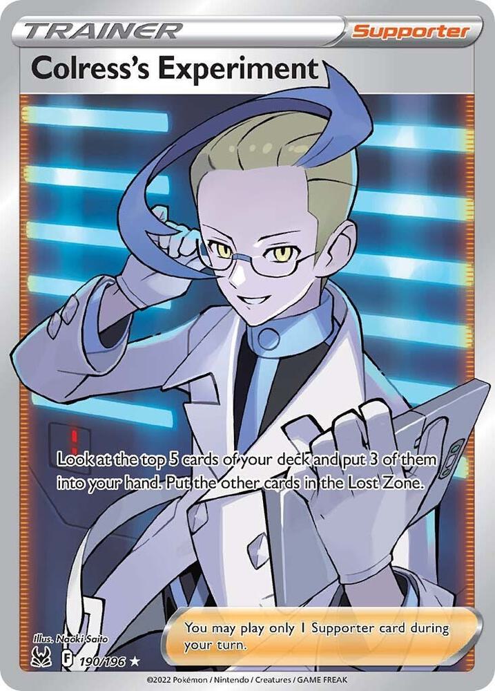 Pokemon Colress's Experiment 190/196 Lost Origin