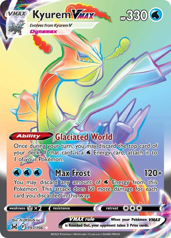 Pokemon Kyurem VMAX 197/196 Lost Origin