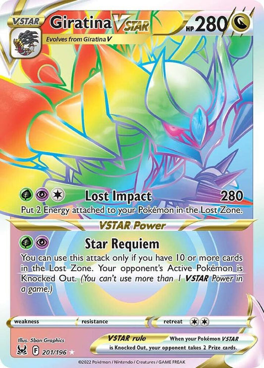 Pokemon Giratina VSTAR 201/196 Lost Origin