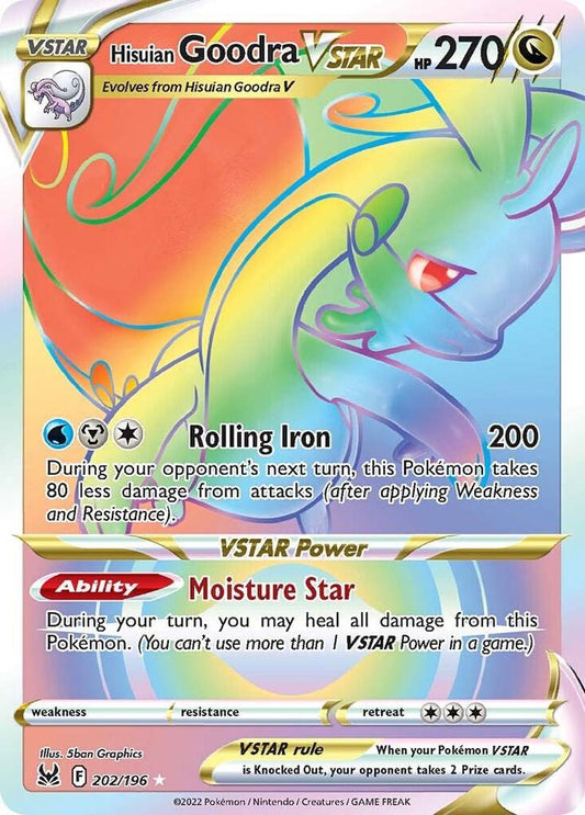 Pokemon Hisuian Goodra VSTAR 202/196 Lost Origin